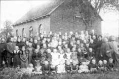 Älteste Baptistenkirche auf dem europäischen Festland: Bethaus Felde bei Westerstede (erbaut 1850)
